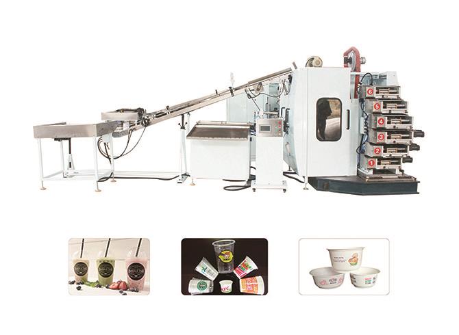 6 Colors Cup / Bowl Printing Machine